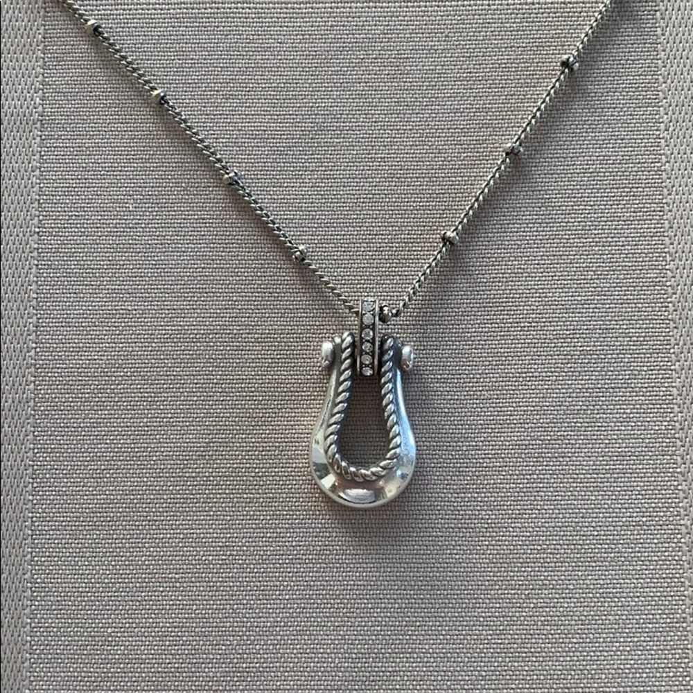 Brighton stirrup necklace
